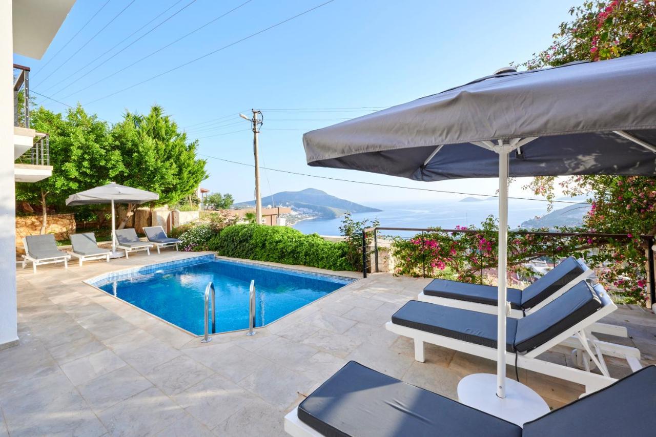 Luxus Villa Skyla Mit 5 Schlafzimmern & Meer-Blick 카스 외부 사진