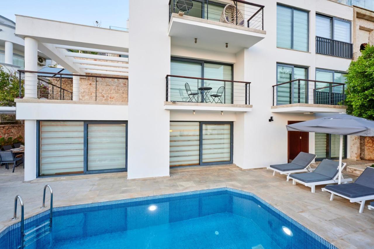 Luxus Villa Skyla Mit 5 Schlafzimmern & Meer-Blick 카스 외부 사진