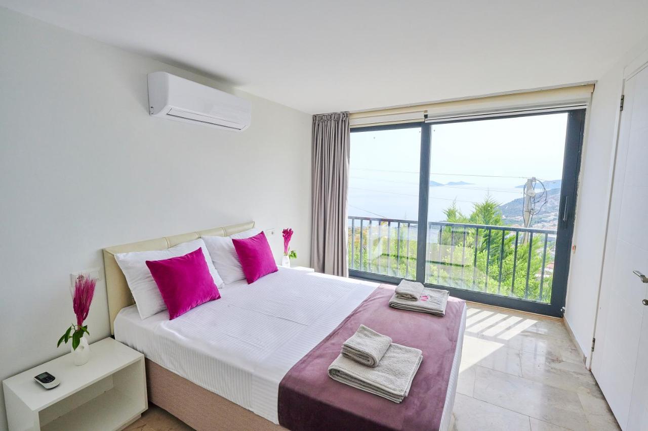 Luxus Villa Skyla Mit 5 Schlafzimmern & Meer-Blick 카스 외부 사진