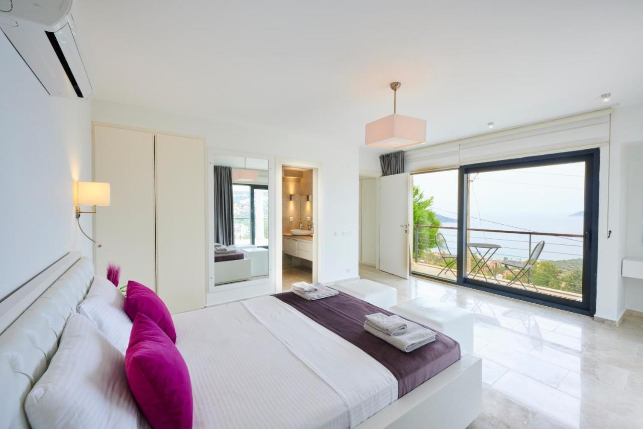 Luxus Villa Skyla Mit 5 Schlafzimmern & Meer-Blick 카스 외부 사진
