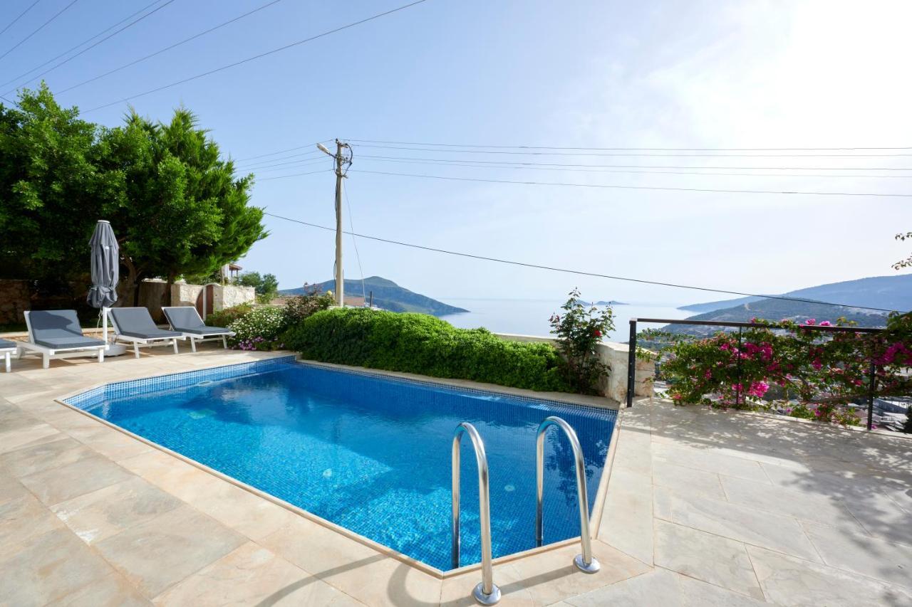 Luxus Villa Skyla Mit 5 Schlafzimmern & Meer-Blick 카스 외부 사진