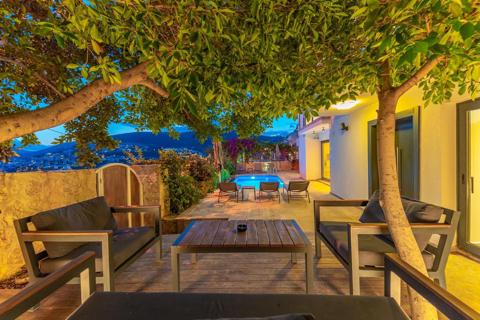 Luxus Villa Skyla Mit 5 Schlafzimmern & Meer-Blick 카스 외부 사진